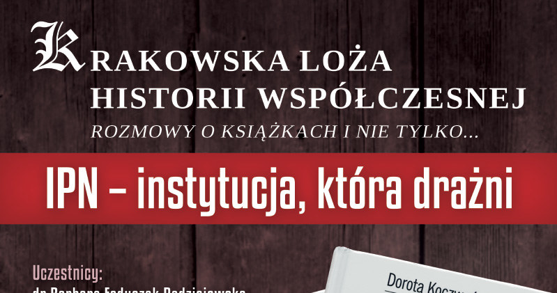 Spotkanie odbędzie się 21 października w Bibliotece przy Rajskiej w Krakowie /materiały prasowe