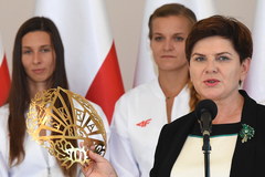 Spotkanie premier Szydło z medalistami z igrzysk w Rio