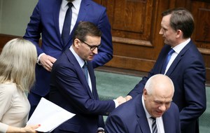 Spotkanie premiera z ziobrystami ws. ustawy o SN i KPO. "Spór w rodzinie"