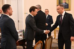 Spotkanie prezydenta Andrzeja Dudy z przedstawicielami Konfederacji