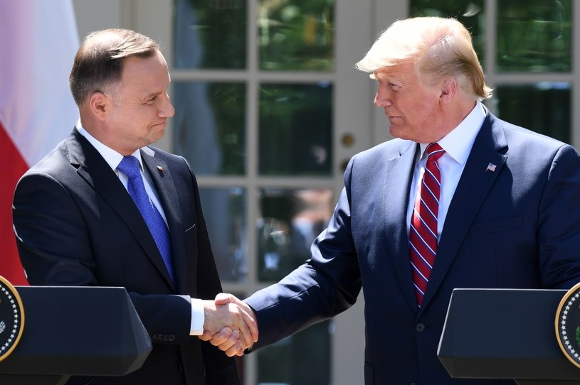 Spotkanie prezydentów USA i Polski /AFP