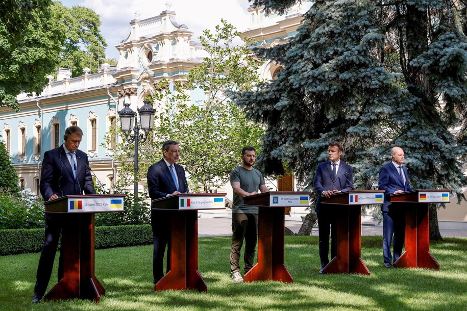 Spotkanie przywódców Niemiec, Francji, Włoch, Ukrainy i Rumunii w Kijowie /LUDOVIC MARIN / POOL /PAP/EPA