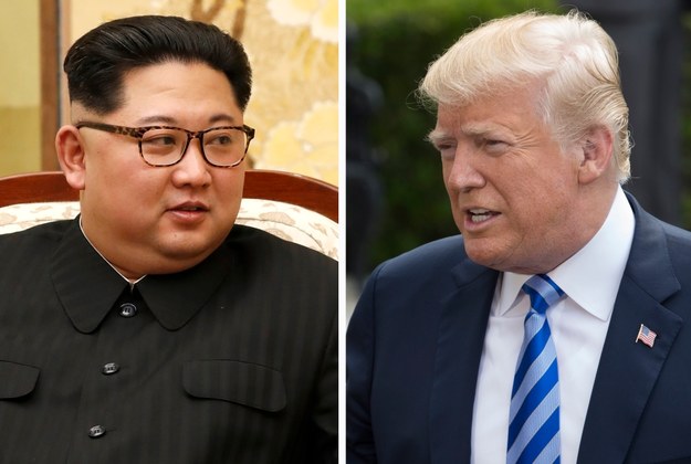Spotkanie przywódcy Korei Północnej Kim Dzong Una i prezydenta Stanów Zjednoczonych Donalda Trumpa - planowane na 12 czerwca w Singapurze - stanęło pod znakiem zapytania /KOREA SUMMIT PRESS POOL/MICHAEL REYNOLDS /PAP/EPA