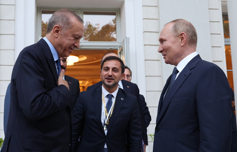 Spotkanie Putin-Erdogan w Soczi /VYACHESLAV PROKOFYEV / SPUTNIK / KREMLIN POOL  /PAP/EPA