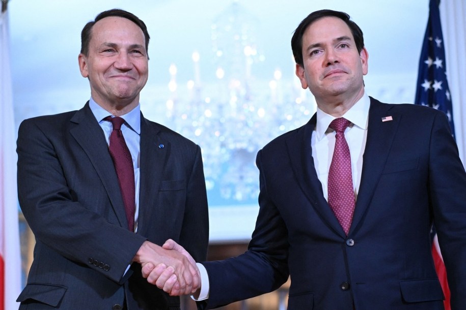 Spotkanie Radosława Sikorskiego z Marco Rubio /MANDEL NGAN /AFP/EAST NEWS