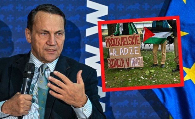 Spotkanie szefa MSZ zakłócone. "Wypraszam sobie"