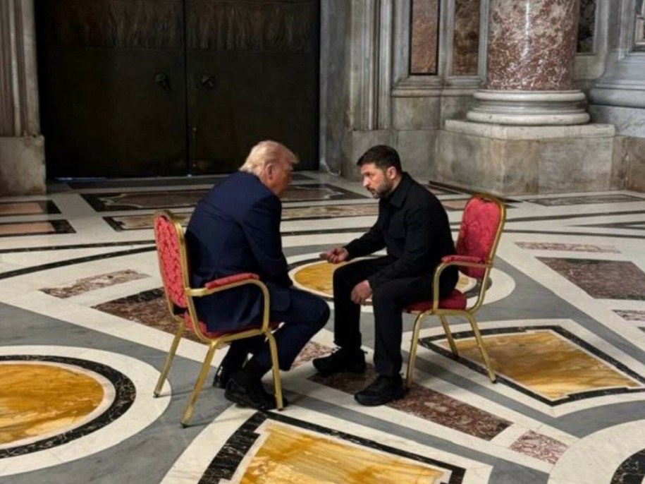 Spotkanie Trump-Zełenski w Watykanie /ABACA/Abaca/East News /East News