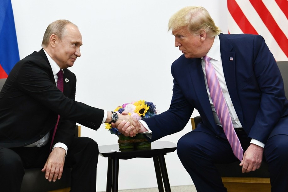 Spotkanie Władimira Putina z Donaldem Trumpem w 2019 roku /BRENDAN SMIALOWSKI/AFP /East News