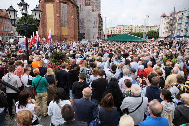 Spotkanie wyborcze w Gorzowie Wielkopolskim / 	Lech Muszyński    /PAP