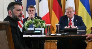 Spotkanie z Zełenskim, kolacja z Macronem. Trump poleci na szczyt G7