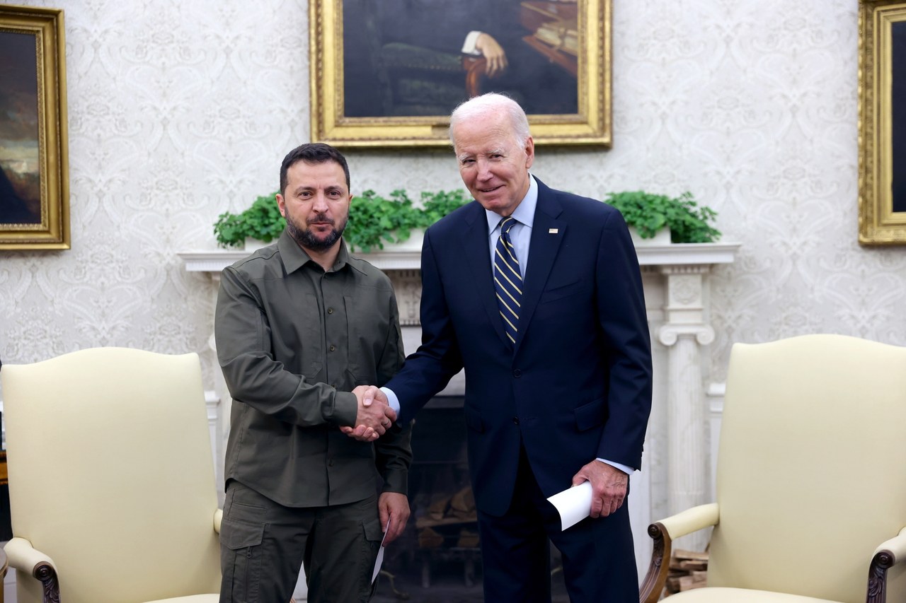 Spotkanie Zełenski - Biden. Prezydent USA ogłosił nowy pakiet broni dla Ukrainy