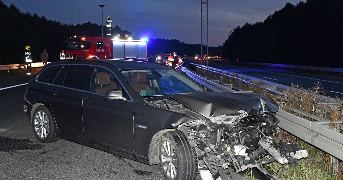 Spowodował kolizję na S8. Na pokładzie BMW wszyscy byli pijani. /Mazowiecka Policja /materiały prasowe