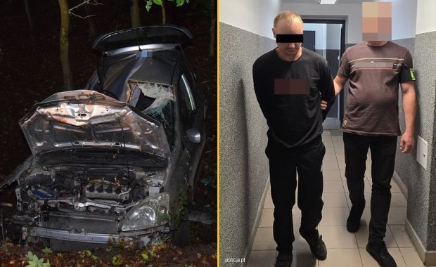 Spowodował śmiertelny wypadek i uciekł. Ukrywał się w lesie