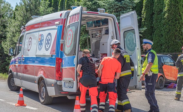 Spowodował wypadek i uciekł. Nie pomógł ojcu