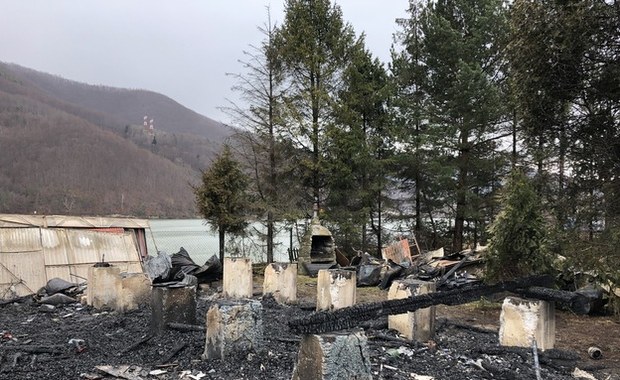 Sprawa pożaru w stanicy WOPR-u w Międzybrodziu Bialskim do prokuratury 