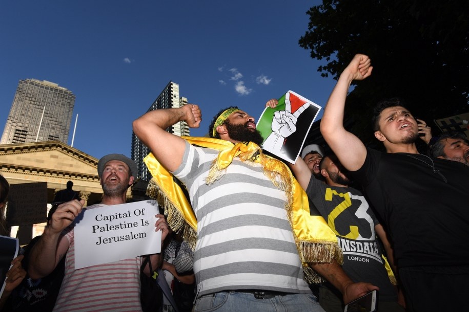 Sprawa uznania Jerozolimy za stolicę Izraela przez USA wywołała ostre reakcje /JAMES ROSS /PAP/EPA