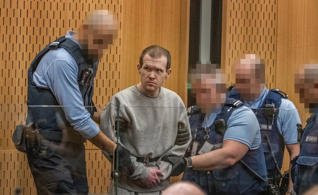 Sprawca masakry w Christchurch skazany na dożywocie. Wyrok przyjął bez emocji