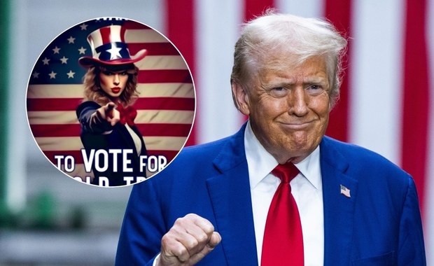 Spreparowana grafika z Taylor Swift. Trump wprowadził wyborców w błąd