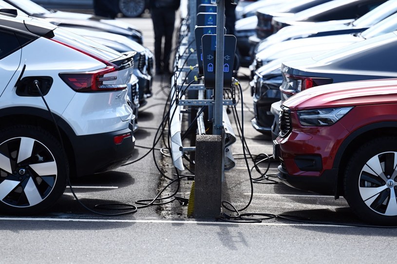 Sprzedaż samochodów elektrycznych w Unii Europejskiej zanotowała wzrost. /Sergei GAPON / AFP /