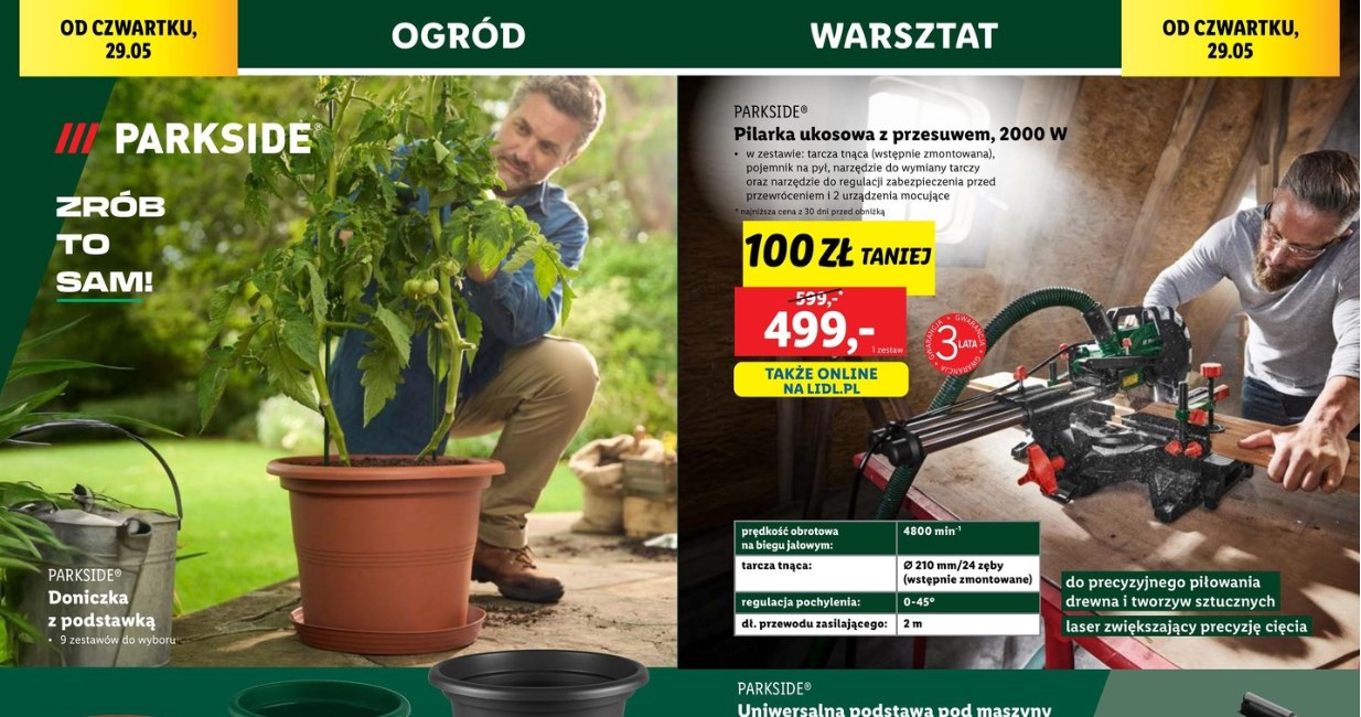 Sprzęt ogrodowy nawet 200 zł taniej! Lidl znów kusi marką Parkside /Lidl