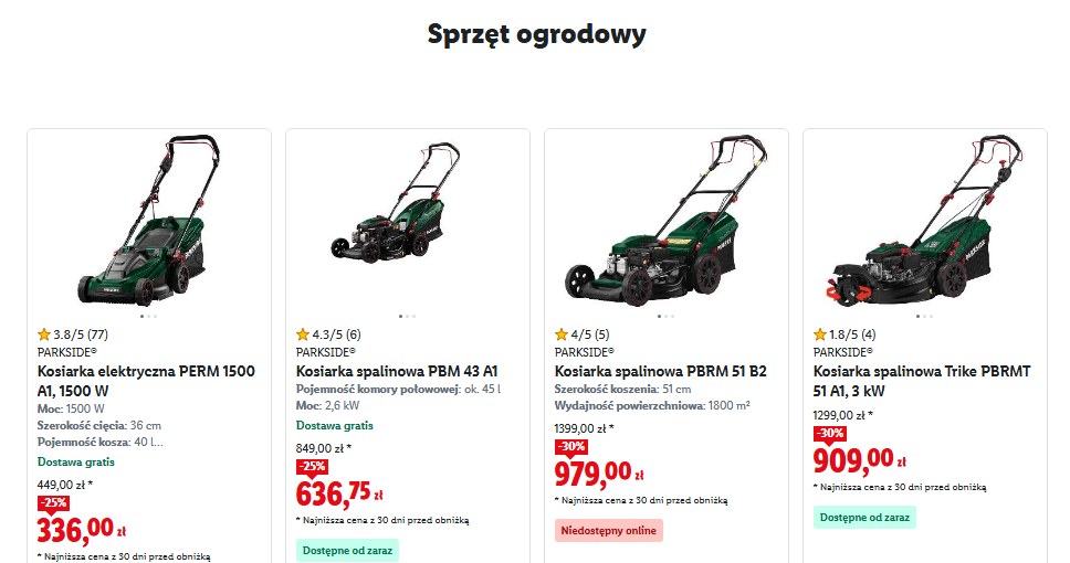 Sprzęt ogrodowy /lidl.pl /INTERIA.PL