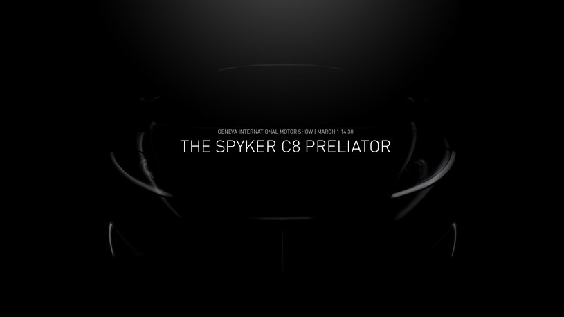 Spyker C8 Preliator /Informacja prasowa