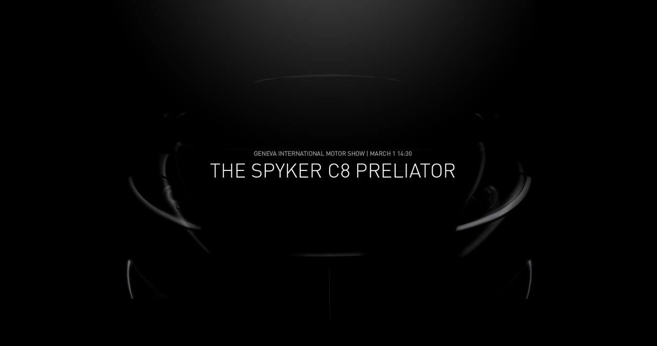 Spyker C8 Preliator /Informacja prasowa