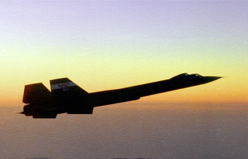 SR-71 w locie na dużej wysokości /Getty Images/Flash Press Media