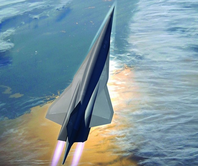 SR-72 - wizualizacja.      Fot. Lockheed Martin /materiały prasowe