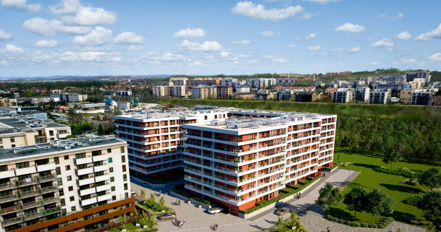 Średnie ceny w atrakcyjnych dzielnicach  Krakowa oscylują w okolicach 10 tys. zł za m2 /materiały promocyjne