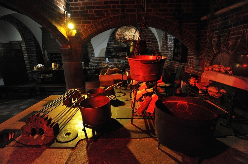 Średniowieczna kuchnia na zamku w Malborku /East News