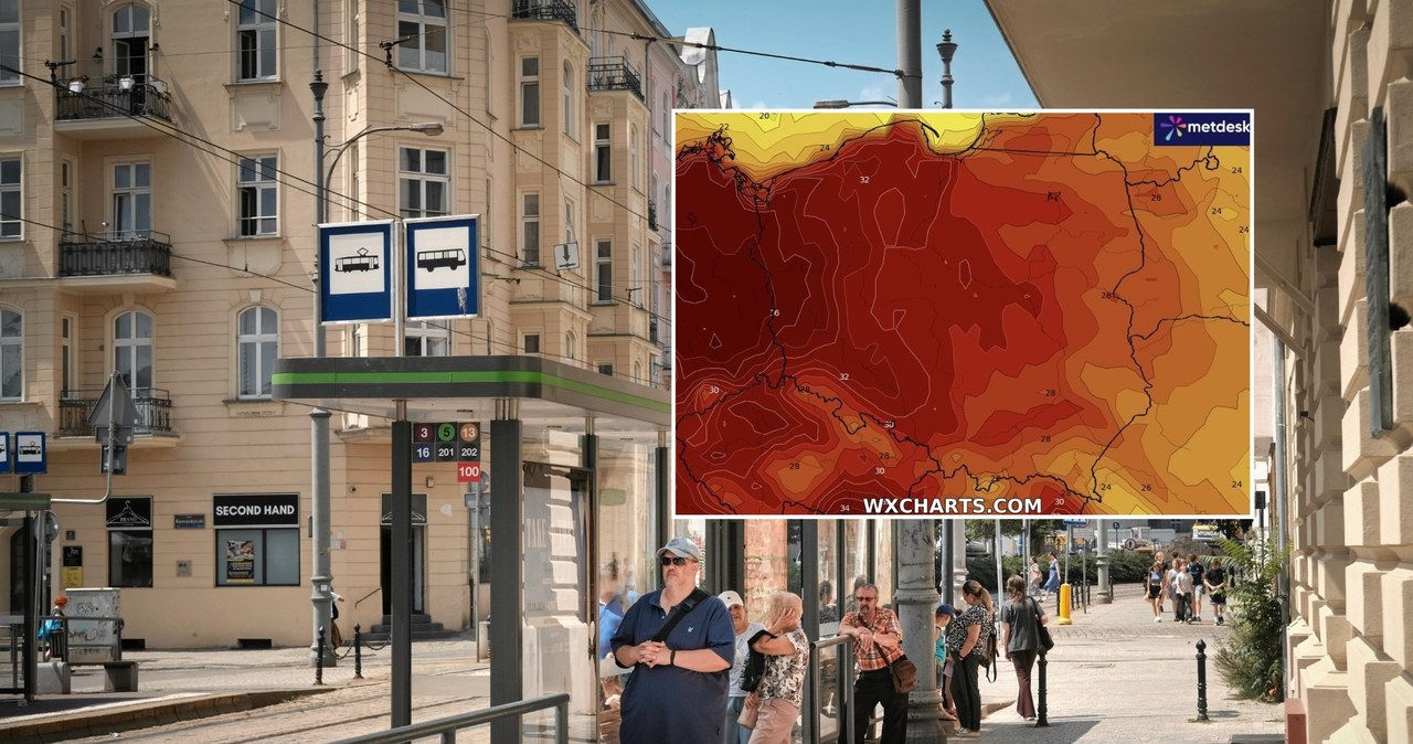 Środa będzie bardzo słonecznym i upalnym dniem w praktycznie całym kraju. Na zachodzie może być nawet do 37 stopni Celsjusza /Piotr Skórnicki/Agencja Wyborcza.pl/WXCHARTS /