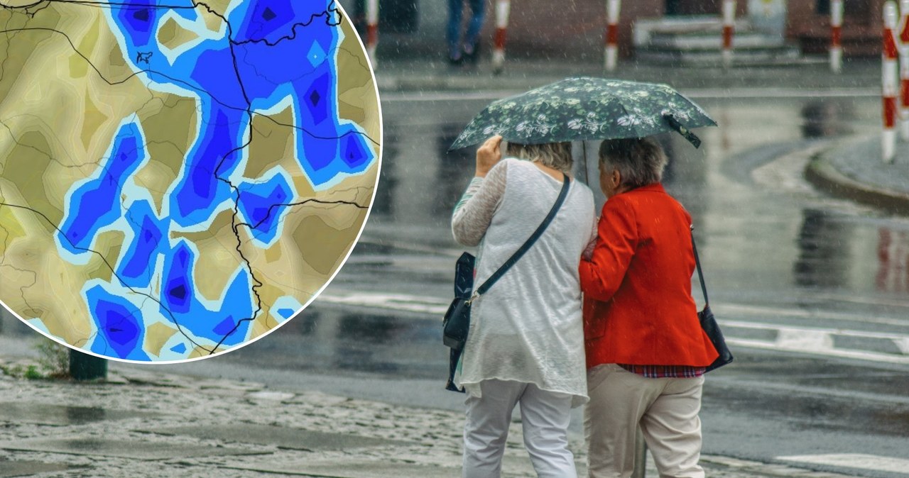 Środa będzie deszczowa, lokalnie na północy nie zabraknie też burz. Nad morzem obowiązują alerty IMGW pierwszego stopnia /jarekwitkowski/123rf/WXCHARTS /