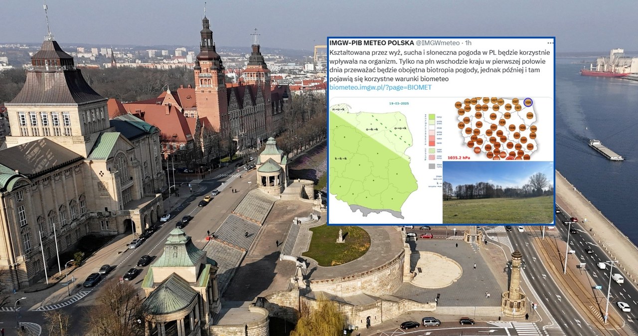 Środa upłynie pod znakiem spokojnej i słonecznej pogody, przyniesionej przez wyż Konstantina. Słabe opady mogą wystąpić praktycznie tylko lokalnie na północnym wschodzie /Cezary Aszkiełowicz/Agencja Wyborcza.pl/IMGW /