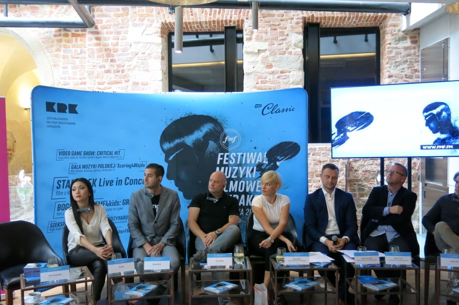 Środowa konferencja otwierająca Festiwal Muzyki Filmowej /Józef Polewka /RMF FM