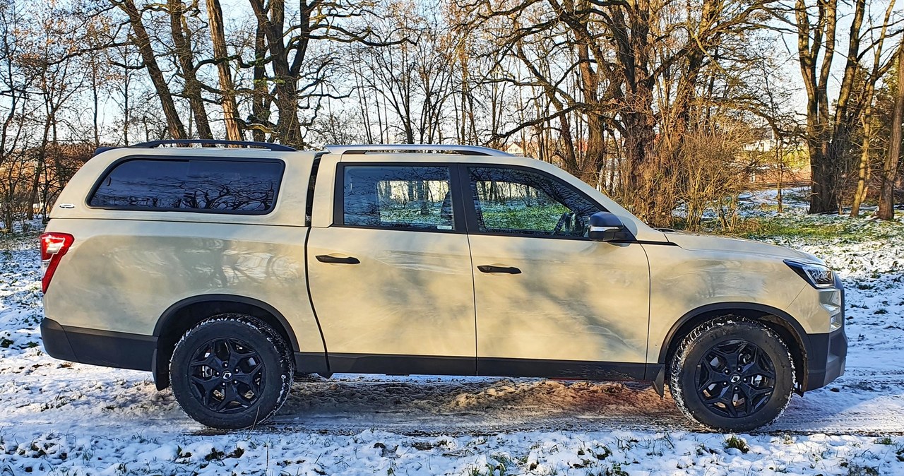 SsangYong Musso Grand ma ponad 5,4 m długości /Michał Domański /INTERIA.PL