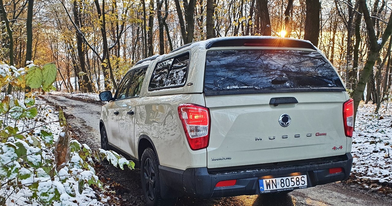 SsangYong Musso Grand to udane połączenie cech pick-upa i SUV-a /Michał Domański /INTERIA.PL