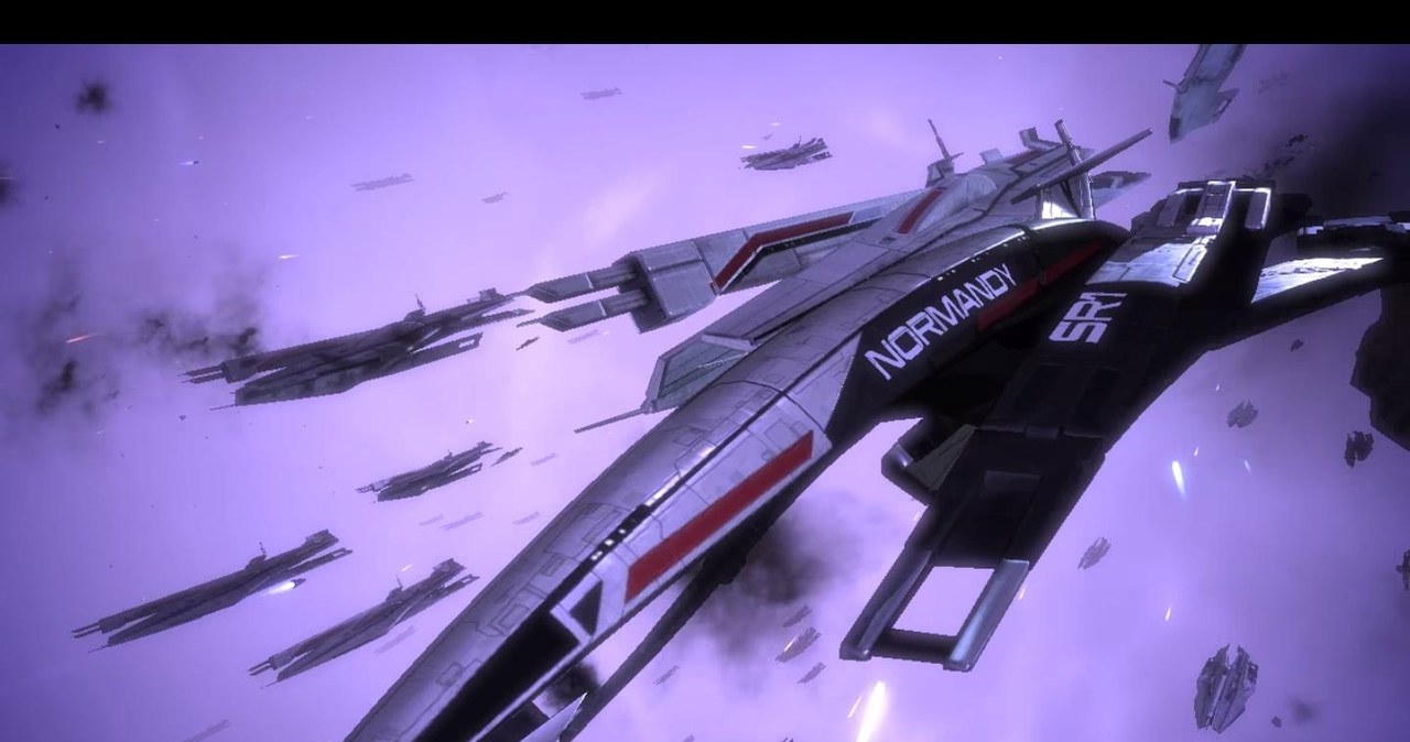 SSV Normandy SR1 w pierwszej części Mass Effect /@TheSpaceshipper /Twitter