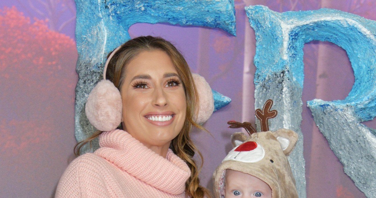 Stacey Solomon z półrocznym synem na premierze /Stuart C. Wilson /Getty Images