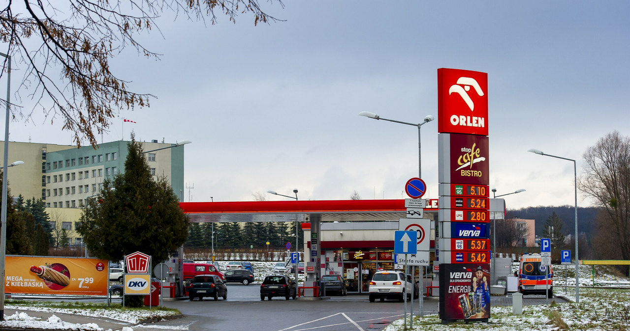 Stacja benzynowa PKN Orlen (zdj. ilustracyjne) /Stanisław Bielski /Reporter