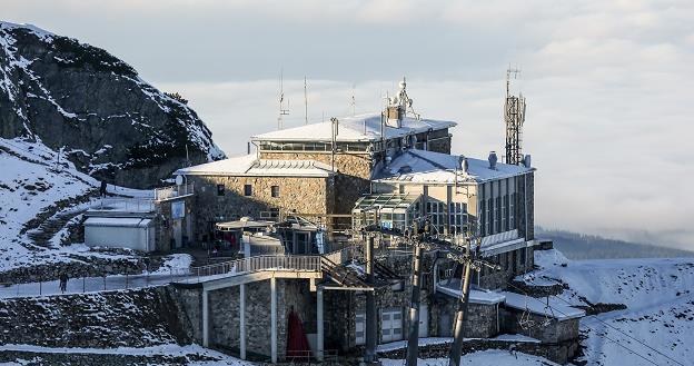 Stacja kolei linowej na Kasprowym Wierchu. Fot. Michał Adamowski /Reporter