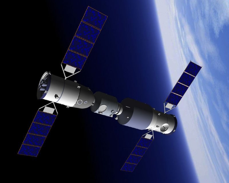 Stacja kosmiczna Tiangong-1 /materiały prasowe