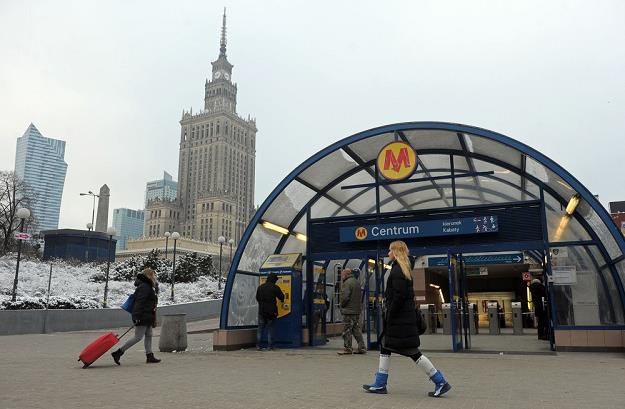 Stacja metra Warszawa Centrum. Fot. JAN BIELECKI /East News