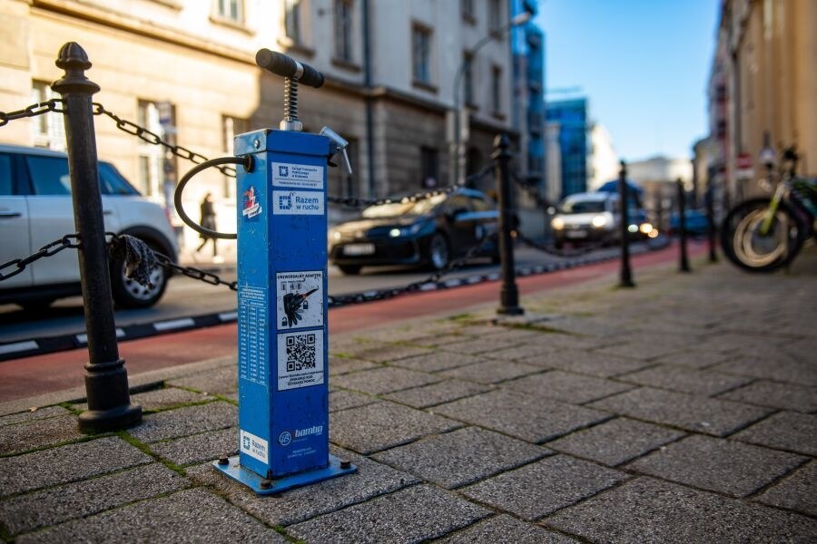 Stacja naprawy rowerów /Zarząd Transportu Publicznego Kraków /