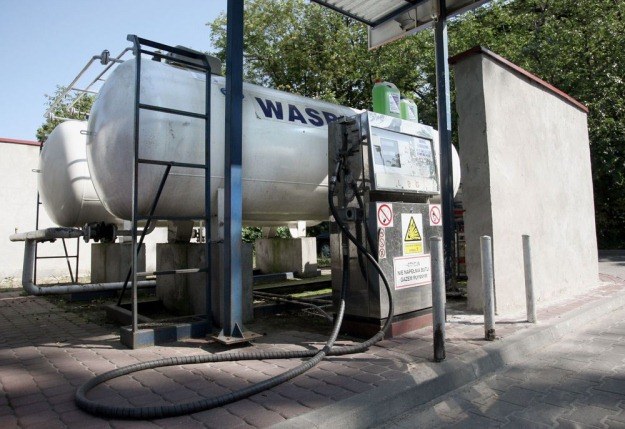 Stacja tankowania LPG / Fot: Bartosz Krupa /East News