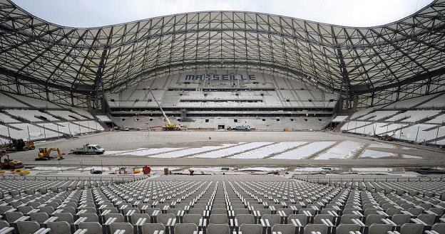 Stade Velodrome w Marsylii w trakcie przebudowy /AFP
