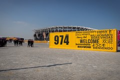 Stadion 974 - cały z kontenerów