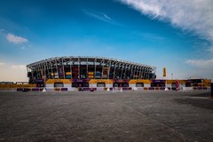 Stadion 974 przed meczem Polska - Argentyna