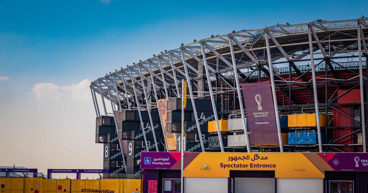 Stadion 974 przed meczem Polska - Argentyna