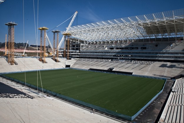 Stadion Itaquerao w Sao Paulo /MURILLO CONSTANTINO    /PAP/EPA